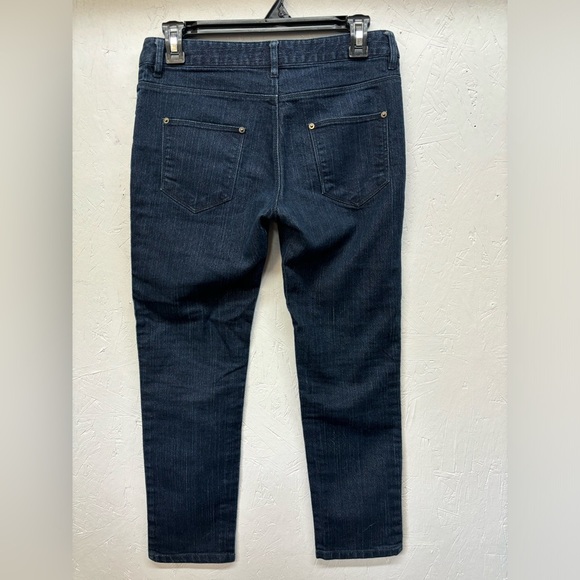 EUC Beautiful BURBERRY London shimmering cropped jeans, SZ 28 - Picture 5 of 10